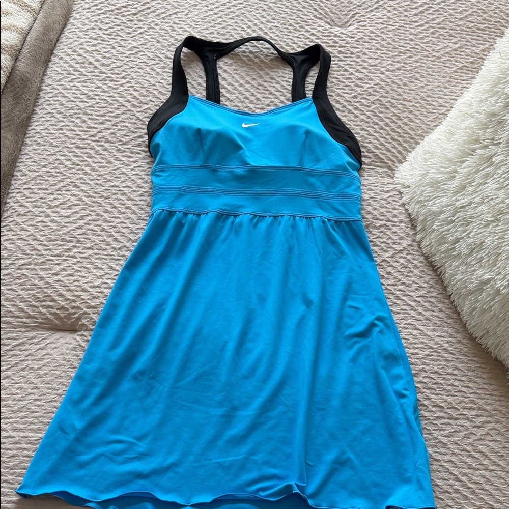 NWOT Nike Turquoise and Black Sports Dress